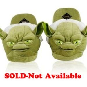 New Star Wars Yoda Unisex 3D Slippers Green (Large